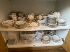 Assorted China Cups & Saucers