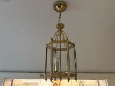 NO Reserve - Pair of Gold Ceiling Lights