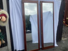 NO Reserve - Pair Of Wardrobe Doors With Mirrors