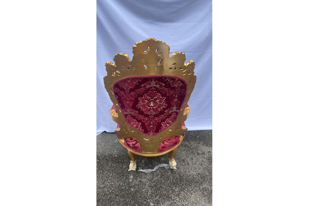 Baroque Style Pair Of Chairs - Image 5 of 7