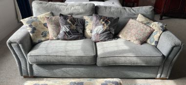 NO Reserve - Sofa, Swivel Chair And Foot Rest With Storage