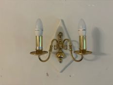 NO Reserve - Gold Wall Light