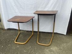 NO Reserve - Pair Of Staples & Co Cantilever Tables