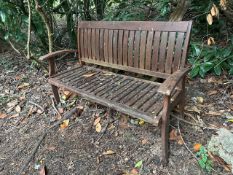 Wooden Outdoor Bench