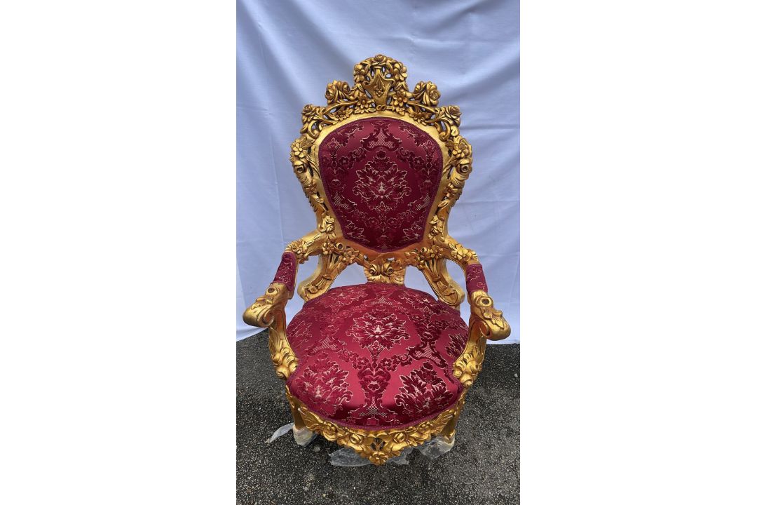 Baroque Style Pair Of Chairs - Image 6 of 7