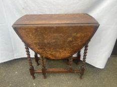 NO Reserve - Oval Table With Folding Sides
