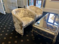NO Reserve - Pair Of Tub Chairs