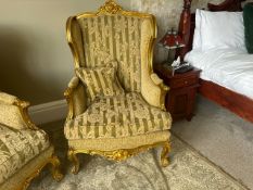 Gold Frame Armchair