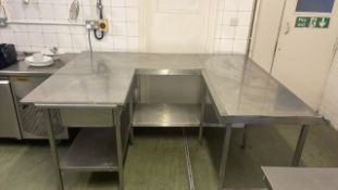 NO Reserve - Stainless Steel Preparation Table