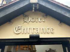 NO Reserve - Hotel Entrance Sign