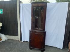 NO Reserve - Mahogany Corner Cabinet