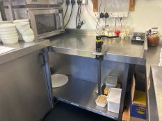 NO Reserve - Stainless Steel Preparation Unit
