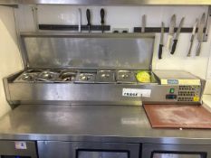 NO Reserve - Polar Refrigerated Servery Prep Top