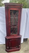 Mahogany Corner Cabinet