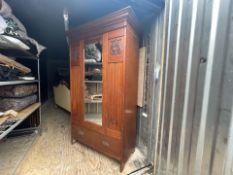 NO Reserve - Wardrobe With Centre Mirror