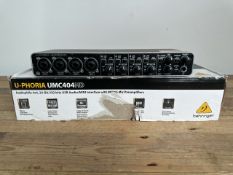 NO RESERVE Behringer U-Phoria UMC404HD Amplifier