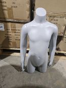 NO RESERVE NEW In Box Cool Grey Childs Torso (6-8 Years)
