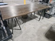 NO RESERVE Large Industrial Legged Table