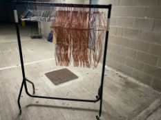 NO RESERVE Clothes Rail & Assorted Hangers
