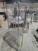 NO RESERVE Wire Metro Racking On Castors