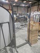 NO RESERVE Heavy Metal Framed Double Sided Mirror