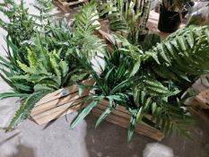 NO RESERVE Twelve Small Artificial Potted Plants