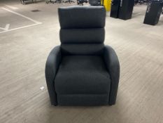 NO RESERVE Electric Grey Fabric Massage Chair