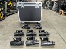 6 x Irideon FPZ 4000k Lights & 2 x Desire D22 Lights Including Penn Elcom Travel Case
