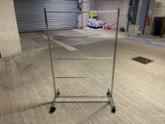 NO RESERVE Chrome 4 Tier Clothing Rails x13