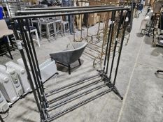 NO RESERVE Five Cast Clothing Rails