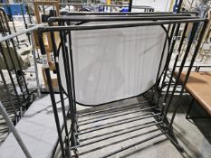 NO RESERVE Cast Hanging Rails x5
