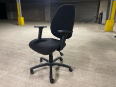 NO RESERVE Fabric Office Chairs x4
