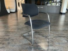 NO RESERVE Fabric Office Chairs x3