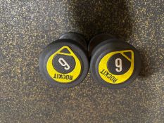 NO RESERVE Rockit 6kg Dumbbell Pair