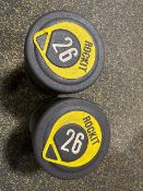 NO RESERVE Rockit 26kg Dumbbell Pair