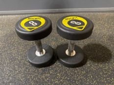 NO RESERVE Rockit 8kg Dumbbell Pair