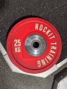 NO RESERVE Rockit 25kg Bumper Plate x2