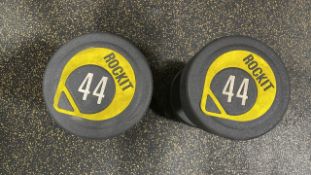 NO RESERVE Rockit 44kg Dumbbell Pair
