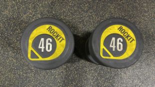 NO RESERVE Rockit 46kg Dumbbell Pair