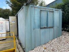 Grey Mobile Office Container