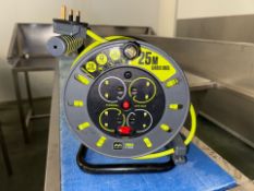 Power At Work 25M Extension Reel