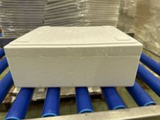 NO RESERVE 42x34x15cm Styrofoam Tray with Lid - Approximately 500