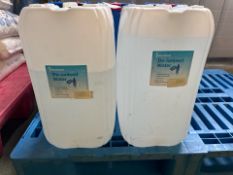 NO RESERVE De-Ionised Water Jugs x2
