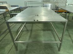 NO RESERVE Stainless Steel Work Table