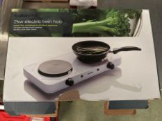Sabichi 2kW Electric Twin Hob