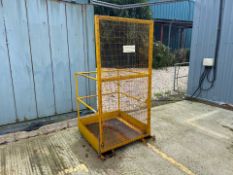 NO RESERVE Forklift Lift Cage