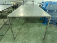 NO RESERVE Stainless Steel Work Table