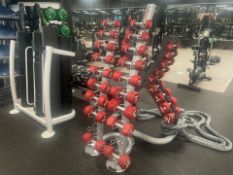 *NO RESERVE* Escape Dumbbell Set & Stand 1kg - 10kg