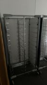 NO RESERVE - 2 x Catering Tray Units on Wheels
