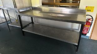 NO RESERVE - Stainless Steel - Kitchen Preparation Unit
